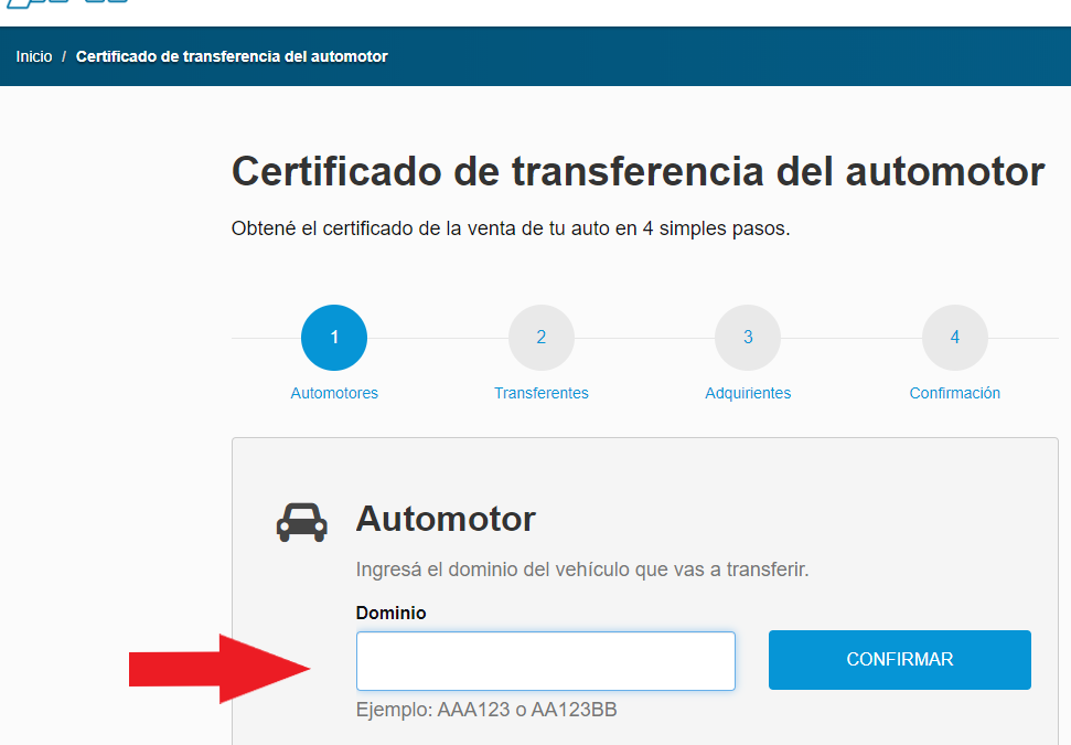 Cual es el certificado de Transferencia de Automotores (CETA) y como hacerlo