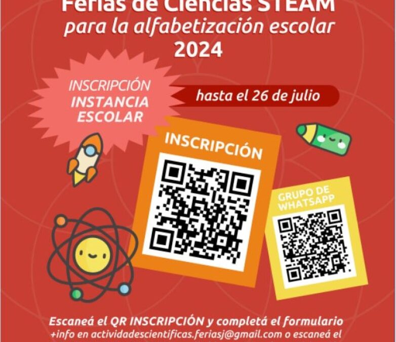 Feria de Ciencia Escolares STEAM 2024: se extiende hasta el 26 de julio la inscripción