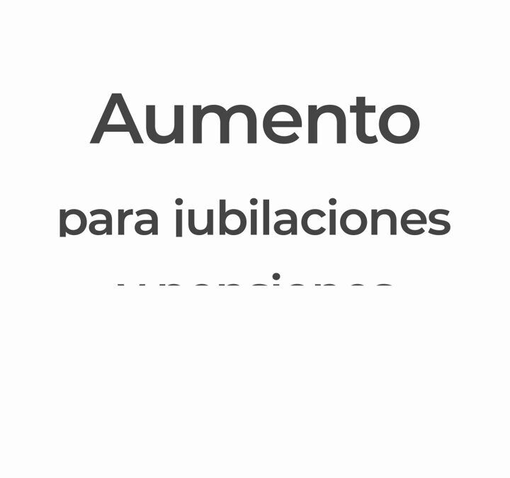 En septiembre las jubilaciones y pensiones aumentarán un 4,03% por aplicación d…