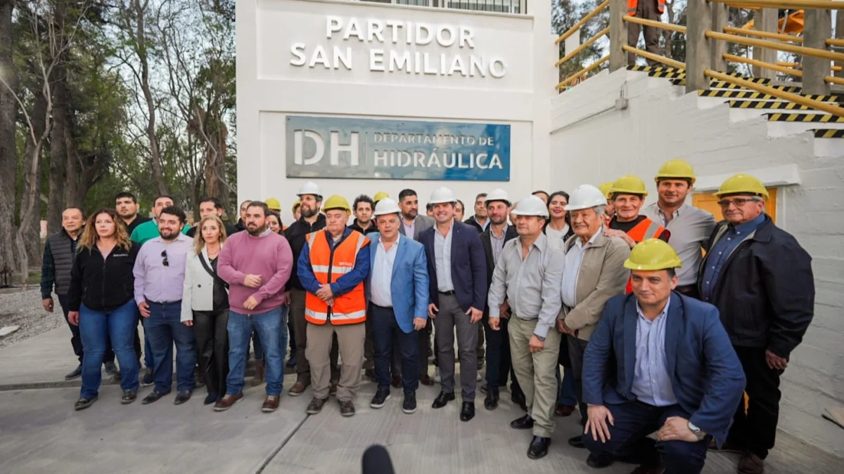 Orrego inauguró la renovación del Dique San Emiliano tras 20 años sin mantenimiento