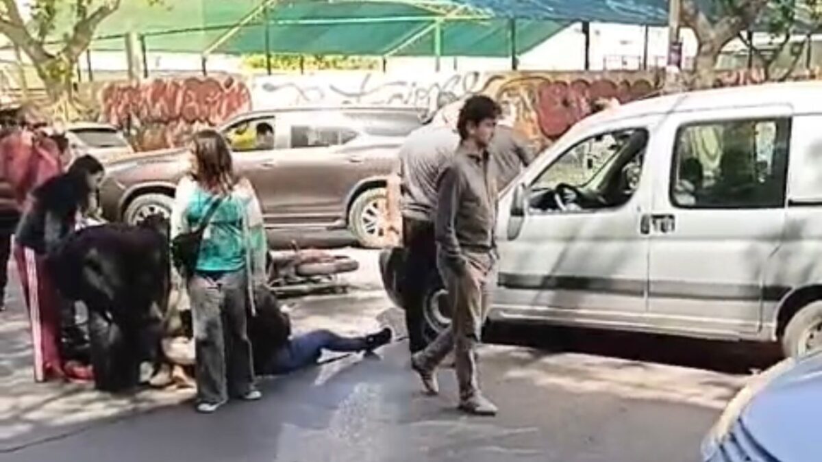 San Juan: choque en Aberastain y Laprida dejó a una mujer y un niño lesionados