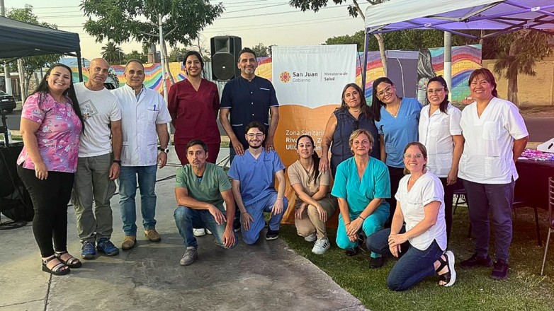 Se realizó una jornada integral de salud en el Parque de Rivadavia
