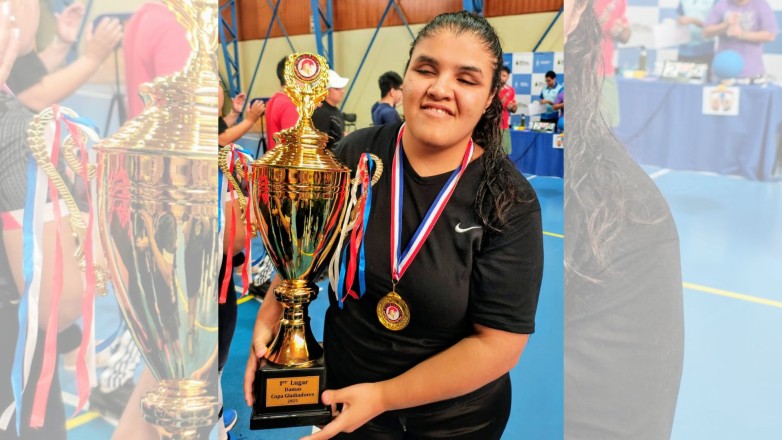 Mili Domínguez brilló en Chile y se consagró campeona con Gladiadoras