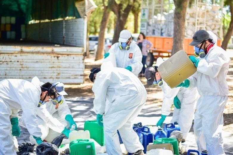 Última campaña de Reciclado Seguro para envases de Fitosanitarios en Sarmiento