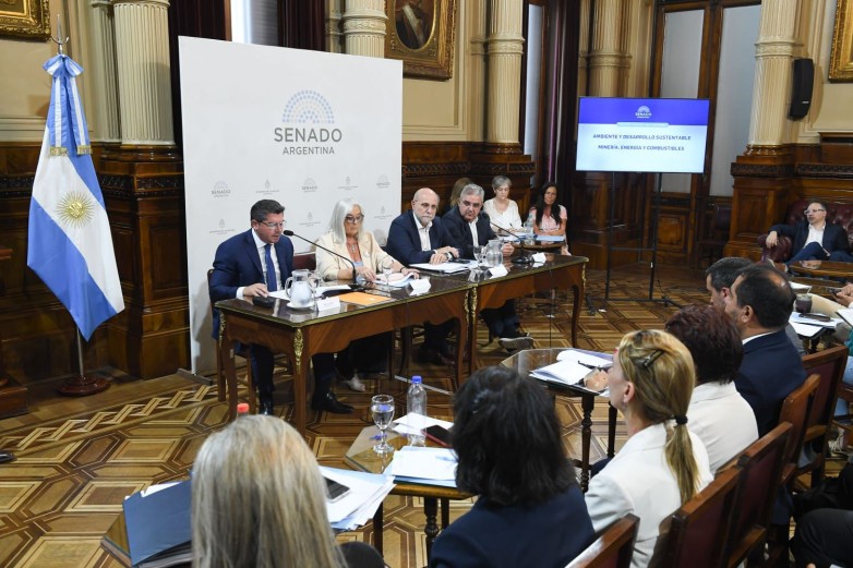 Orrego cerró el Plenario de Comisiones del Senado que analiza aclaraciones a la Ley de Glaciares