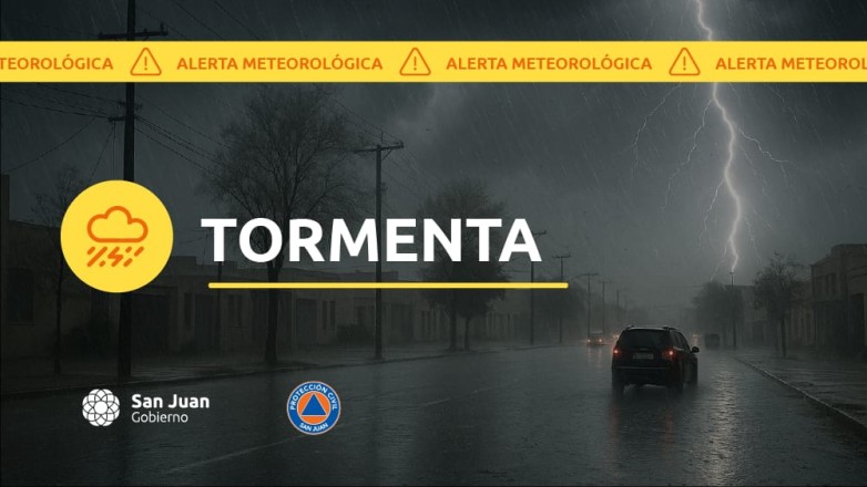 Alerta meteorológica N° 74/25 – Tormentas