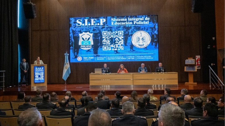 San Juan fortaleció la formación de los policías con el Sistema Integral de Educación Policial