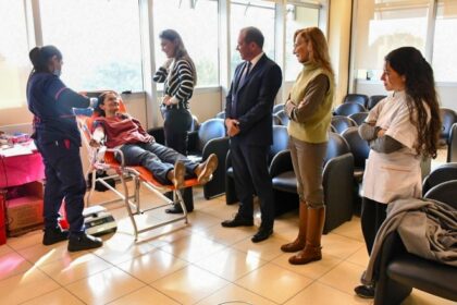 Donación de sangre en el IPHEM de San Juan