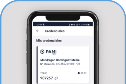 Credencial digital oficial de PAMI