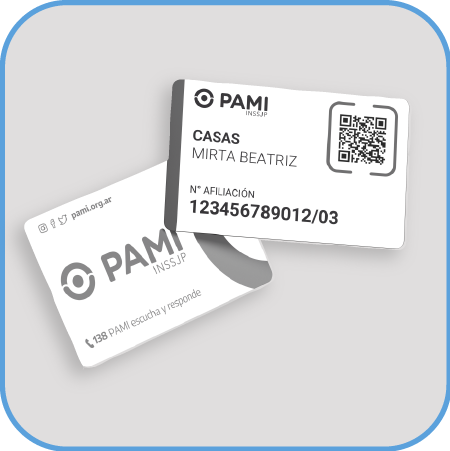 Credencial provisoria oficial de PAMI