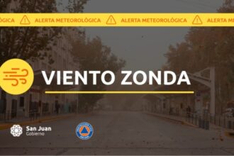 Alerta por Viento Zonda en la región, precauciones necesarias